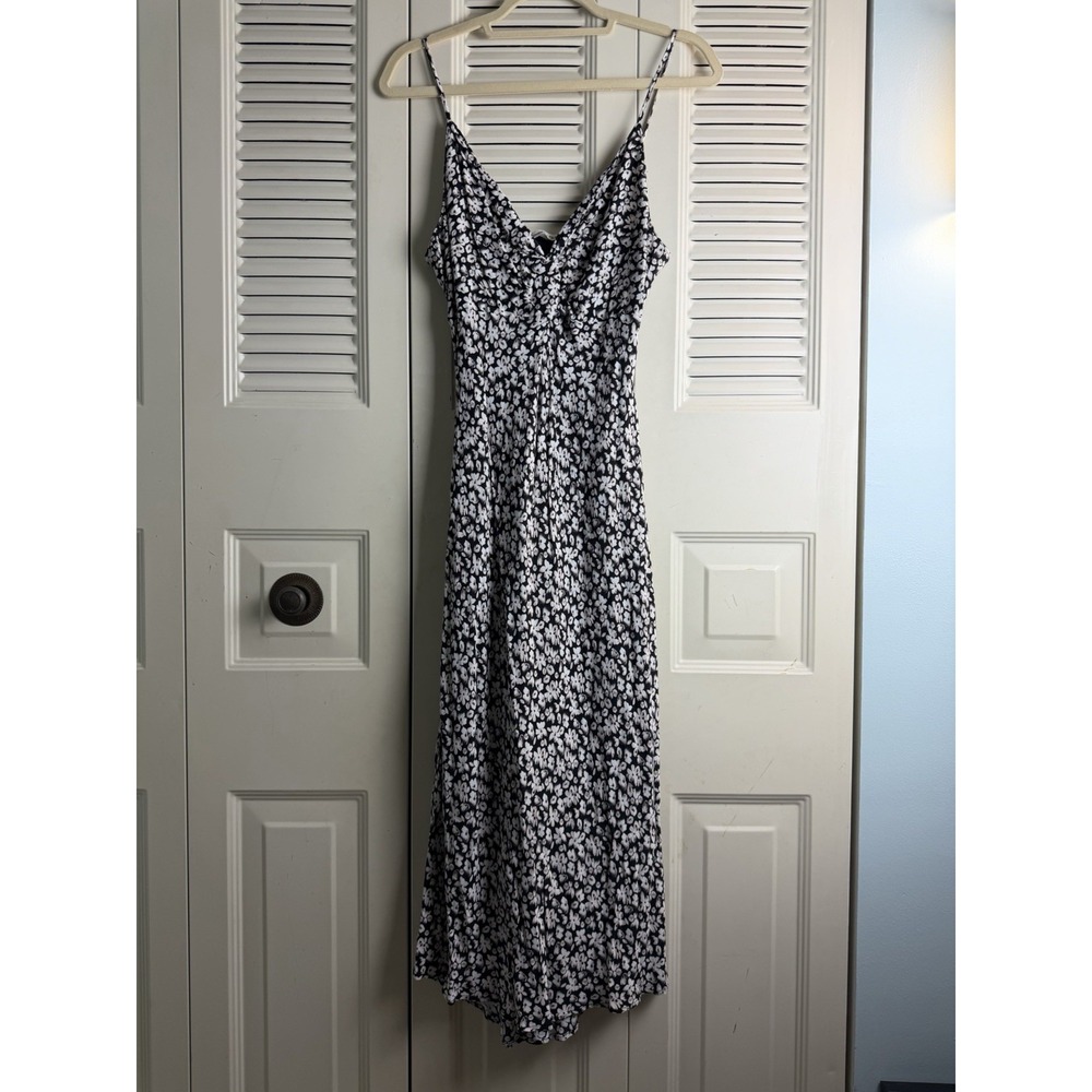 Abercrombie & Fitch Babydoll Slip Dress L Y2K Ditsy Floral Fairy Cottage Boho